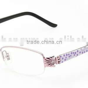 Half Alloy Frame Hot Selling Optical Eyeglasses for Women thumbnail-3