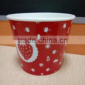 Disposable Custom Cheap High Quality Environmental Paper Bowl for Flower Pot thumbnail-1