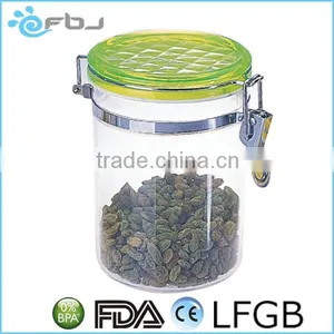 Clear Plastic Airtight Food Storage Canister thumbnail-1