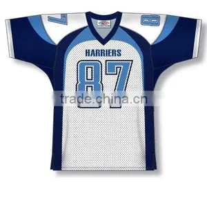 Polyester Spandex Custom Sublimated Harriors American Football Jersey/Shirt thumbnail-1