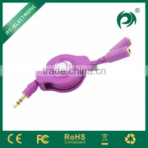 3.5mm Stereo Male to Female Audio Aux Cable thumbnail-1