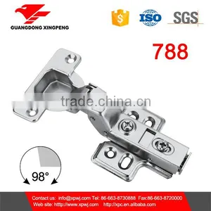 Hydraulic Soft Close Iron Gate Hinge for Door and Cabinet 98 Degree Open thumbnail-1