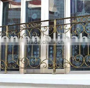 Top-selling Classical Wrought Iron Balcony Grill Designs thumbnail-1