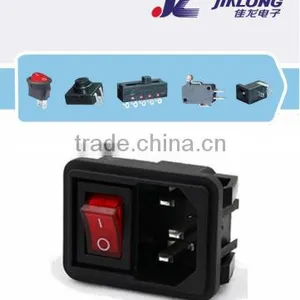 ac Power Socket AC Socket DC Socket With Illuminated Rocker Switch With Fuse thumbnail-1