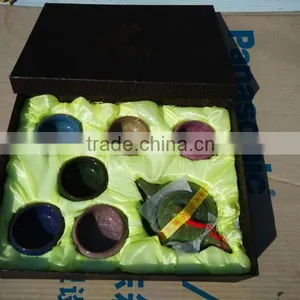 Special Design Ice Cracked Teapot Chinese Pottery Teaset 1teapot 6pcs Tea Cup Clay Teaware thumbnail-3