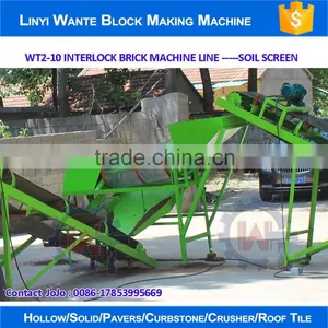 WANTE BRAND WT2-10 Interlock Brick Making Machine Price Construction Machine Compressed Earth Block China Industrial Machine thumbnail-3
