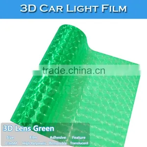 CARLIKE 0.3x9m 3D Car Headlight Car Wrap Vinyl Colored Film thumbnail-1