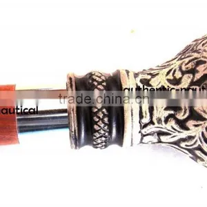 BEAUTIFUL BLACK & WHITE FINISHING WALKING CANES-DESIGNER WALKING CANES-HOME DECOR WALKING CANES- Wk1169 thumbnail-1