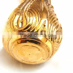 Antique Brass Walking Stick/Stylish Walking Stick/Beautiful Handle Walking Stick Wk1124 thumbnail-1