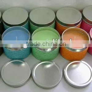 Scented Tin Candle With Rope thumbnail-1