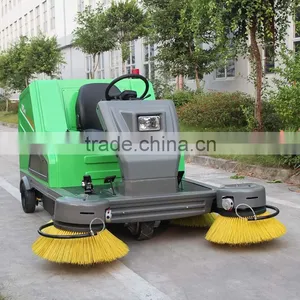 China Wholesale Industrial Cleaning Machine Electric Ride on Road Sweeper (DQS18) thumbnail-4