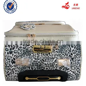 Aluminium Trolley Luggage Middle East Market Leopard Material Aluminium Trolley Luggage Baoding Factory High Quality thumbnail-4