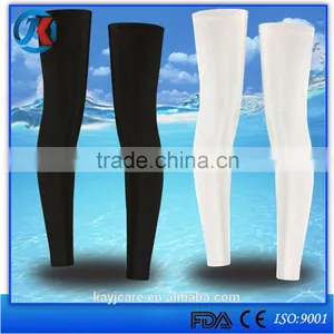 Express Sports Endurance Support Running Leg Sleeve White thumbnail-1