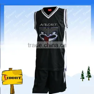 BKB-009 Black Plain Basketball Uniform for Gym thumbnail-1