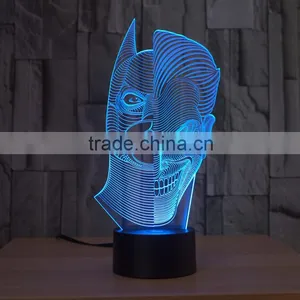 Double-faced Shape Led Night Light Lamp 3d Acrylic Illusion Table Touch Night Light for Children Kids Baby Led Lamp thumbnail-2
