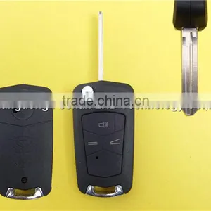 Upgraded Folding Flip Car Key Remote Shell Case Fob for Toyota 3 Button thumbnail-1