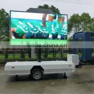 Outdoor Mobile Advertising Billboard Mounted on Trailers for Sales thumbnail-1