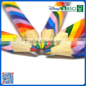 Promotional Fanvy Large Size Hexagonal Shape Colour Pencil With Four Color in a Lead for Gifts Supplier's Choice thumbnail-4