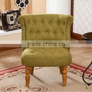 Luxury Fabric Fashionable Comfortable Sofa Chair Y464 thumbnail-1