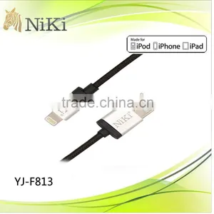 1meter MFi Cable Fabric Braiding for Iphone6 From MFi Factory thumbnail-1
