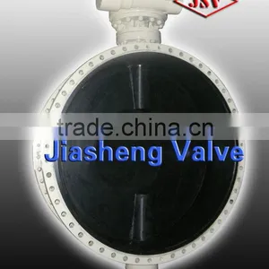 Flange Full Rubber Lined PTFE Butterfly Valve thumbnail-1