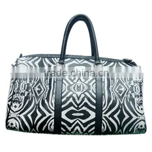 Online Shop China Luggage PU Leather Travel Bag Zebra Travel Bag thumbnail-1