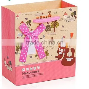 Bear and Guitar and Animal Paper Bag for Christmas and Kids Holiday thumbnail-1