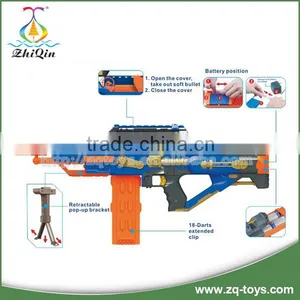 Electric Soft Bullet Gun Toy Nerf Toy Gun With Lights and Music thumbnail-2
