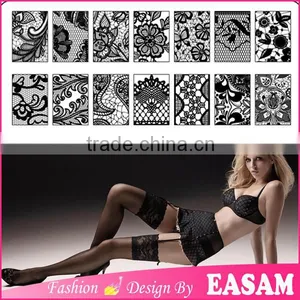 Lace Design Nail Art Plate,metal Nail Art Stamp Plate High Quality 8 Deep thumbnail-1