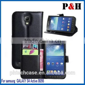 Stylish Hot Selling Wallet Leather Case for Samsung Galaxy s4 Active I9295 thumbnail-6