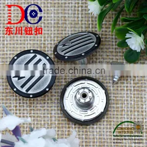 Lightning Cap Customized Button Silver Jeans Button for Denim Jeans thumbnail-1