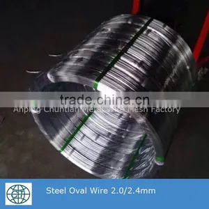 2.7/2.2mm,3.0/2.4mm Hot Sales Brazil Uruguay Galvanized Oval Wire For Farm Fencing thumbnail-3