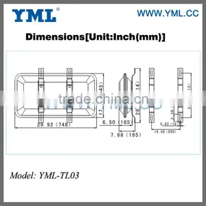 UL, ETL,CE,ROHS High Power Induction Tunnel Bulb Light Tunnel Polycarbonate thumbnail-3