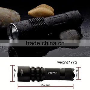 F13 High Power Aluminium Body Rechargeable Battery Light Torch thumbnail-2