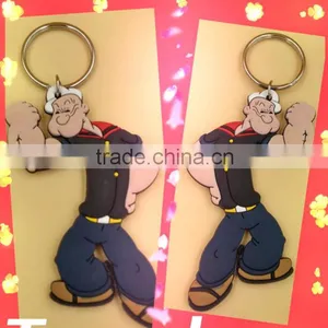 Popeye the Sailor Man Keychain/Silicone Popeye the Sailor Man Keychain thumbnail-4