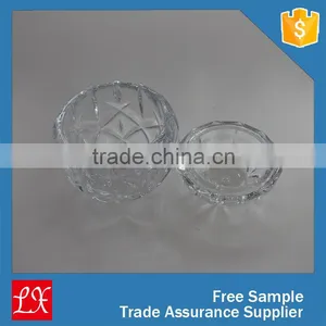 Crystal Round Shape Glass Storage Jar /candy Jar With Glass Cover thumbnail-5