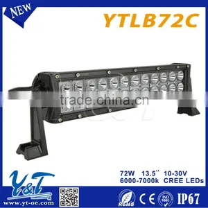 Super Bright 13.5inch 72w IP67 Waterproof Led Light Bar thumbnail-1
