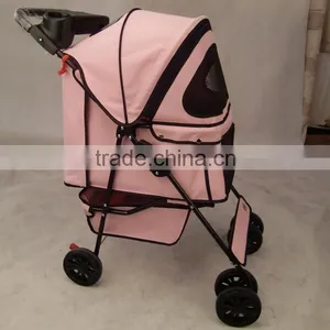 2016 Pet Stroller With 3 Point Canopy With Game Entrance Window,with Good Designs 4 Wheels Keep Your Pet Safe and Comfortable thumbnail-1