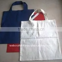 White Color Cotton Promotional Bags thumbnail-1