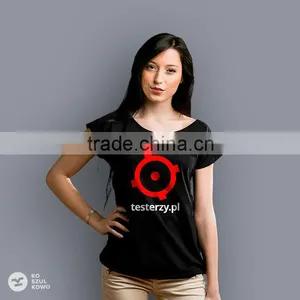 2016 Custom Design T-shirt Print Logo Slogan Screenprint Transfer DTG OEM Service Women thumbnail-3