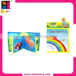 Pattern Recognition English Learning Educational Baby Cloth Book Baby Book thumbnail-2