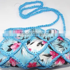 China Shoulder Sling Bag Unique Pattern Design Function Pocket Inside thumbnail-3