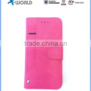 Free Access Card Holder Stand Wallet Cover Leather Case for Iphone 6 thumbnail-1