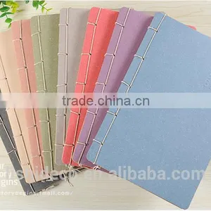 Sew Binding Pure Color Kraft Paper Notebook Quality Choice thumbnail-2