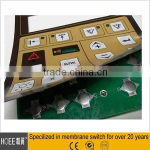 HIGH Performance Custom Metal Dome Membrane Keypad Stickers With Designed Shape thumbnail-2