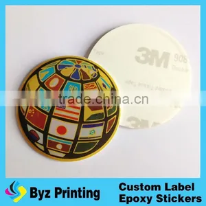Delicate Colorful Decorative Emoji Epoxy Resin Sticker, Smiley Face Sticker thumbnail-1