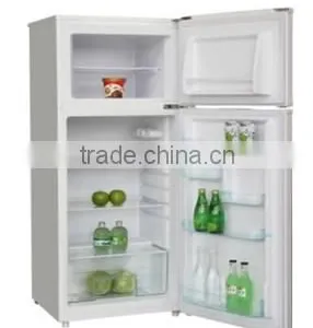 Cheap and High Quality Double Door Compressor Manual Defrost Refrigerator thumbnail-2