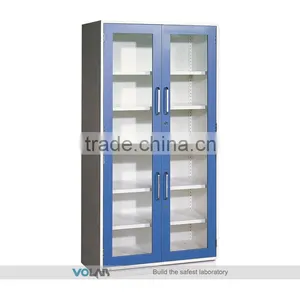 Blue Laboratory Vessel Cabinet Glass Door Laboratory Cabinet thumbnail-1