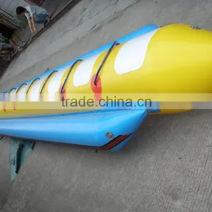 Cheap Price 12 Person Single Tube Inflatable Flying Banana Boat Speedboat Pulled thumbnail-1