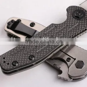 OEM Grey Titanium Alloy Folding Camping Knife thumbnail-4